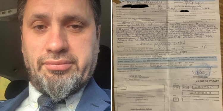 Diplomatit Haxholli i kërkohet të pranojë R.Serbisë në një dokument lajthitës nga policia serbe, ky është reagimi i tij