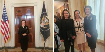 Jahjaga në Shtëpinë e Bardhë i shpreh Bidenit nevojën për intensifikim të angazhimit amerikan në Kosovë