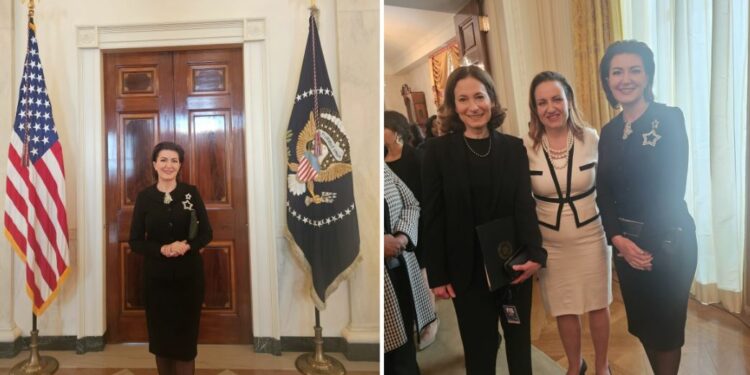 Jahjaga në Shtëpinë e Bardhë i shpreh Bidenit nevojën për intensifikim të angazhimit amerikan në Kosovë