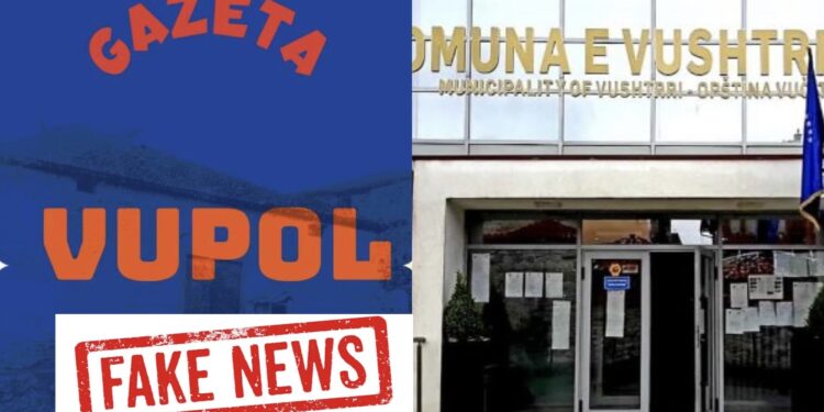 Kryptometri i Kallxo.com: Faqja VUPOL rrejti kur tha se Policia e Kosovës bastisi objektin e komunës së Vushtrrisë