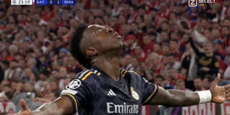 Vinicius hesht “Allianz Arenan”, Reali në epërsi ndaj Bayernit