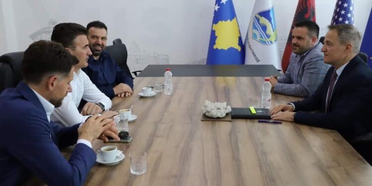 Afaristi i njohur nga diaspora, Bali Baliu, pritet nga kryetari Idrizi dhe nënkryetari Zhegrova: Komuna e Vushtrrisë i ofron mbështetje për investime