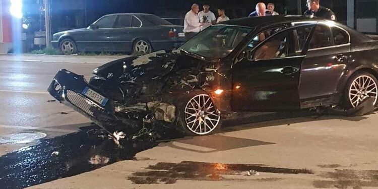 Pamje nga aksidenti i rëndë që ndodhi mbrëmë në Ferizaj
