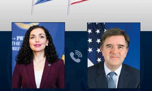 Osmani flet me “OBrien, flasin edhe për hapat e Kosovës për anëtarësimin në KiE