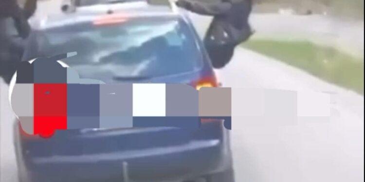 Zakoni i krushqve për të dalë në dritare të veturave, Policia e dënon shoferin me 150 euro