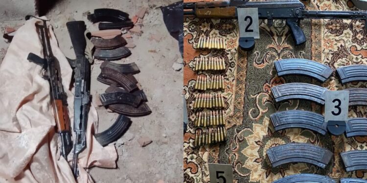 LAJMI I FUNDIT: Policia konfiskon dy AK-47 dhe municion në Zveçan