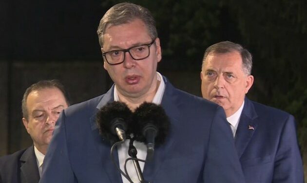 Vuçiqit shpërthen ndaj QUINT-it për referendumin në veri: Turp për ju, gënjeshtar, shiheni veten në pasqyrë