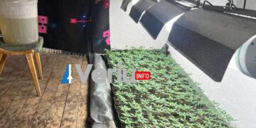 PAMJE EKSKLUZIVE nga laboratori i drogës në veri që sot u gjet nga Policia e Kosovës