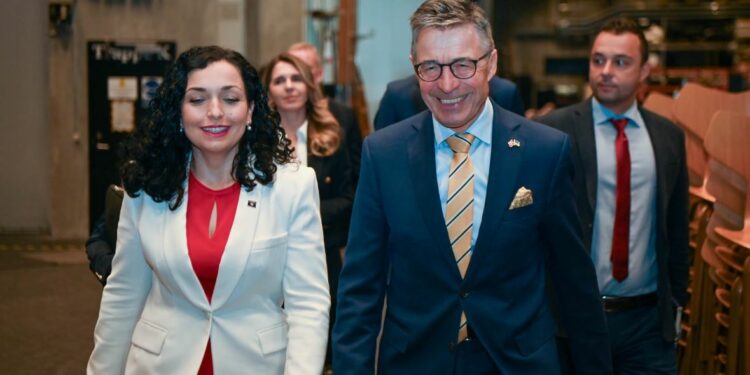 Osmani me ish-shefin e NATO-s: Kosova e palëkundur ndaj institucioneve euroatlantike