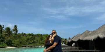 Erolld Belegu e Diola Dosti ‘shkrihen’ në Maldive