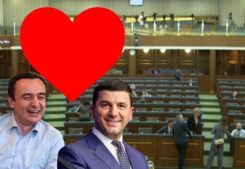Anatomia e fotografisë: VV-ja kënaqet muhabet me Abelardin e PDK-së – çka na thotë kjo pamje?