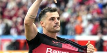 Granit Xhaka në formacionin e më të mirëve të sezonit në Bundesliga