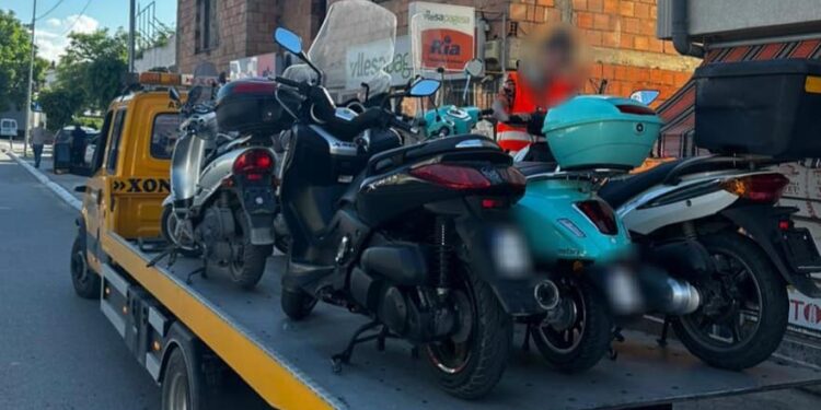 Policia në Gjakovë për tre ditë i konfiskon 70 motoçikleta