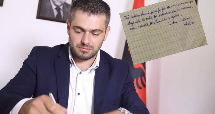 “Të lutëm shumë, përqafoi fëmitë e mi për mua”-Andin Hoti publikon letrën emocionuese që babai i tij e kishte lënë pas