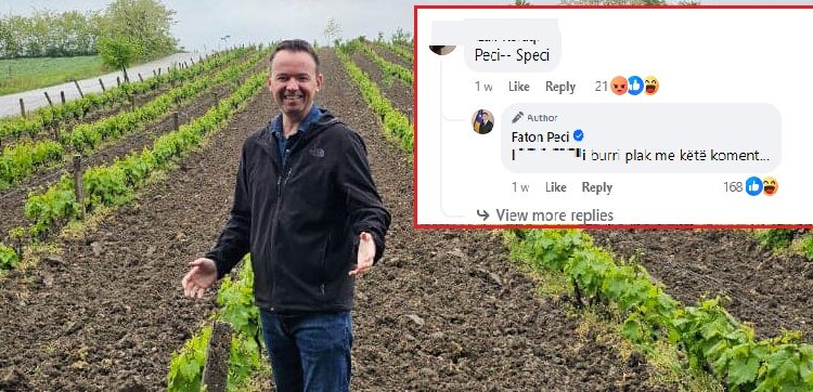 “Peci-Speci”, “burri plak me këtë koment” Ministri i Bujqësisë i reagon qytetarit