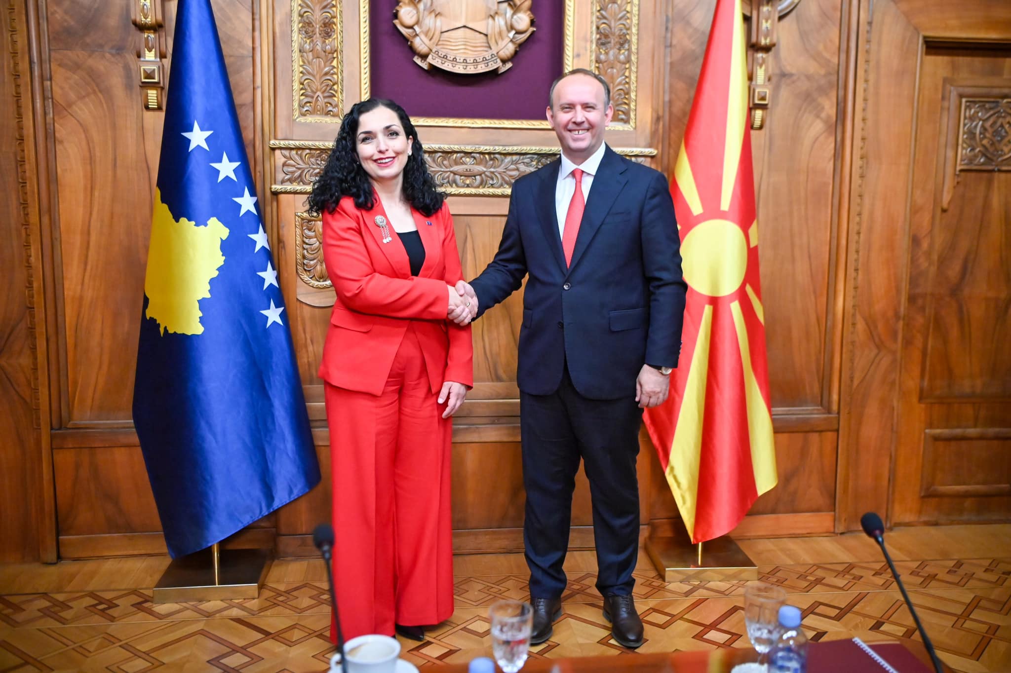 Osmani takohet me kryesuesin e Presidencës së BeH dhe kryetarin e Kuvendit të RMV