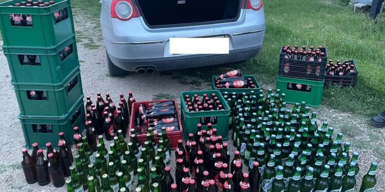 Ndalohet afër Karaqevës një tentim kontrabande me pije alkoolike nga Serbia