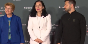 Osmani takohet me Zelenskyn në Zvicër: Jemi për të dhënë mbështetje për lirinë e Ukrainës