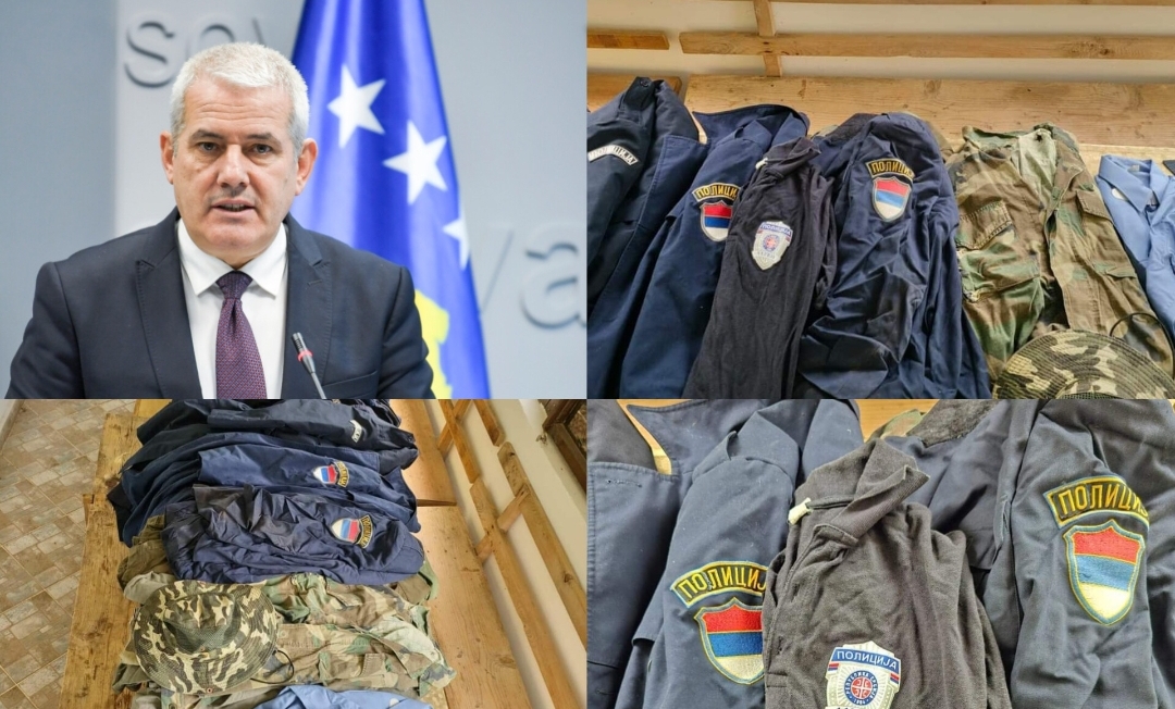 Gjetja e uniformave policore, Sveçla: Dëshmi se Serbia është përgjegjëse për tentativën destabilizimit dhe aneksimit të veriut