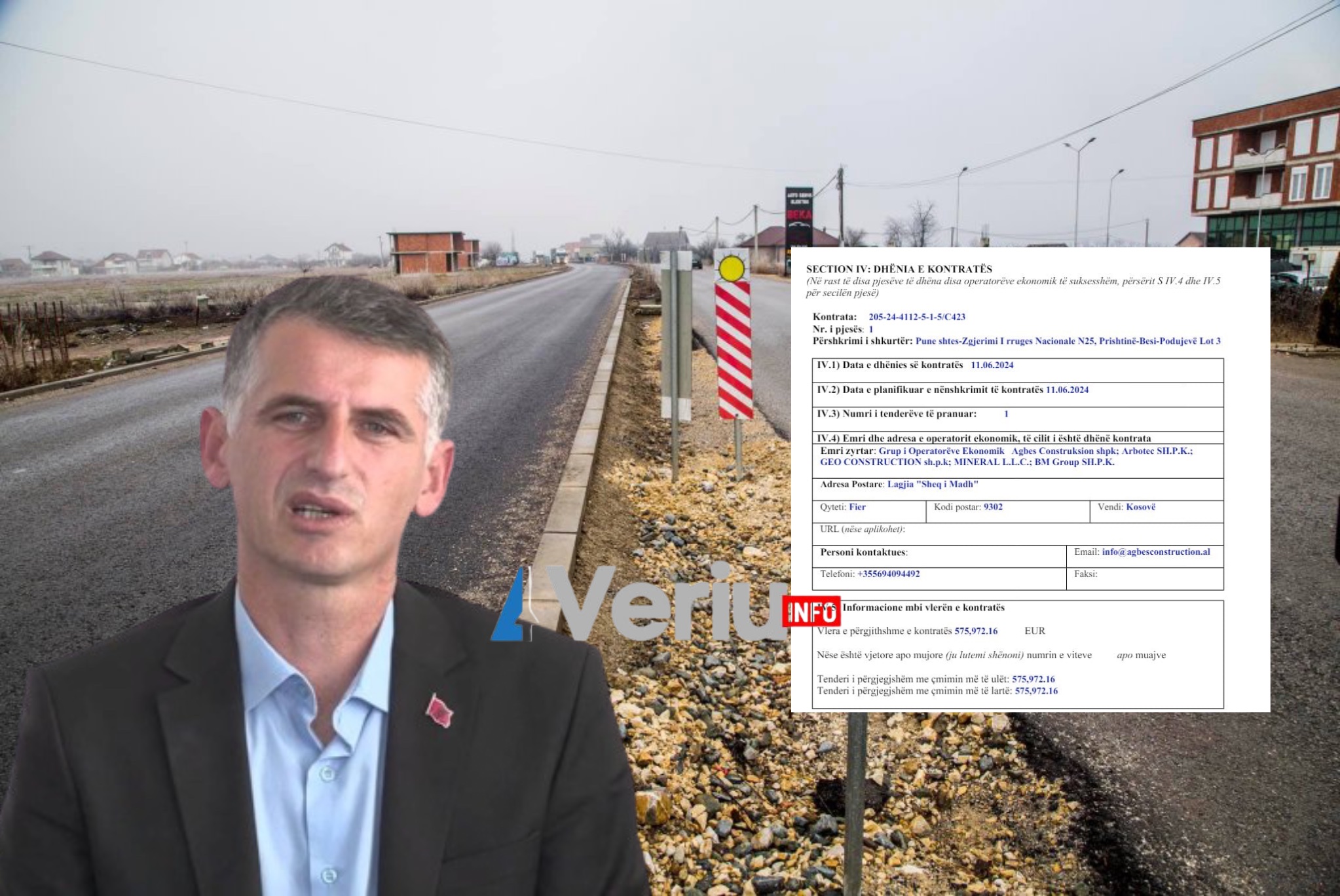 Tenderi i rrugës Podujevë-Prishtinë nën hetime, ministria e Durmishit ia “trashë” xhepin edhe për afro 600 mijë euro kompanisë nga Fieri