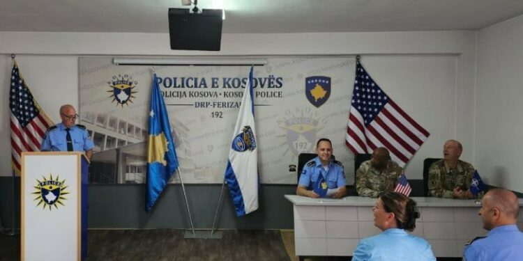 KFOR-i amerikan falënderon Policinë rajonale të Ferizajt