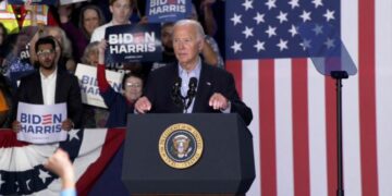 Biden në mitingun e fushatës: “Unë jam duke kandiduar dhe do të fitoj përsëri”