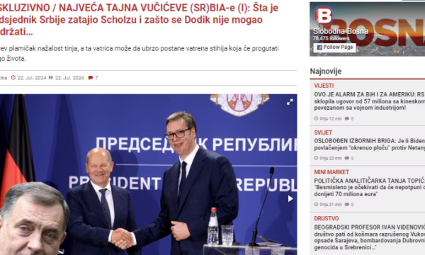 Gazetari i “Slobodna Bosna” fshehet pas burimeve, nuk jep fakte për artikullin ku sul mohen mediat në Kosovë