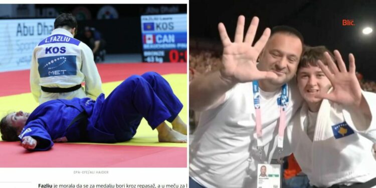 Suksesi historik i Laura Fazliut i bën me ‘lot’ mediat serbe: Ia ‘vodhën’ medaljen Kroacisë