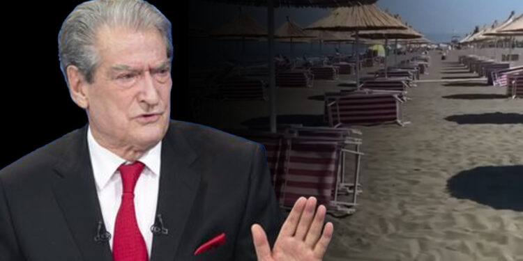 Durrësi i ‘thatë’, Sali Berisha publikon pamje të plazhit të boshatisur