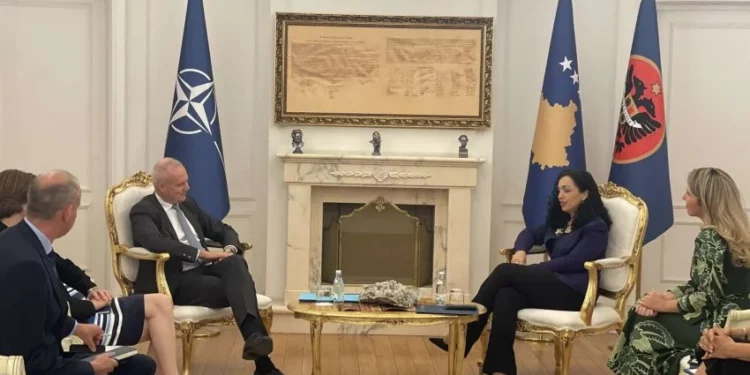 Osmani në takim me Ndihmës Sekretarin për Çështje Politike të NATO-s