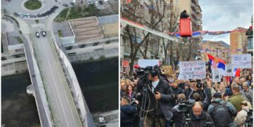 Serbët protestojnë sot në veri të Mitrovicës