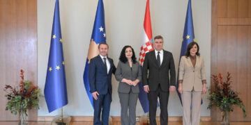 Osmani në Kroaci, me ftesë të Presidentit kroat, Zoran Milanović