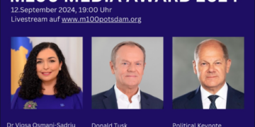 Osmani do të nderohet me çmim në Gjermani: Përkundër kërcënimeve e pengesave, është e palëkundur në kursin pro-europian