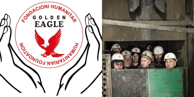 Minatorët 2 muaj pa rroga, Fondacioni Golden Eagle ndan 10 mijë euro për minatorët e Trepçës