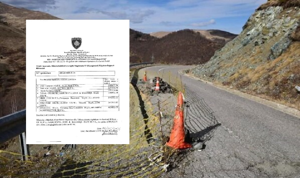 Ministria jep tender mbi 3 milionë për rikonstruktimin e rrugës Kërpimeh-Bajgorë-Mitrovicë