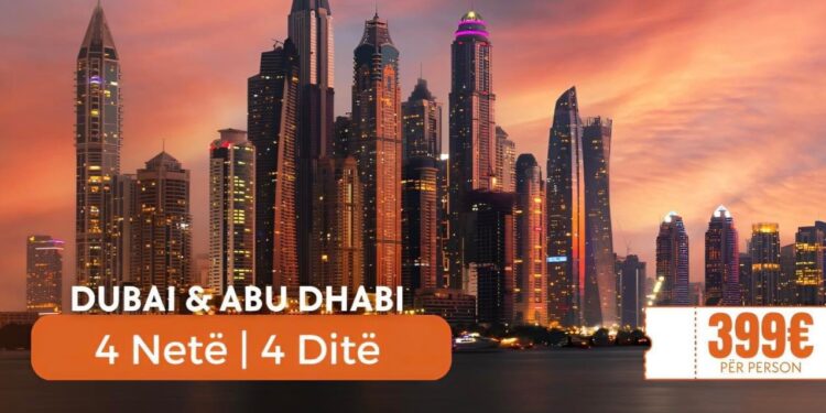 Ofertë speciale: 4 netë në Dubai për vetëm 399 euro