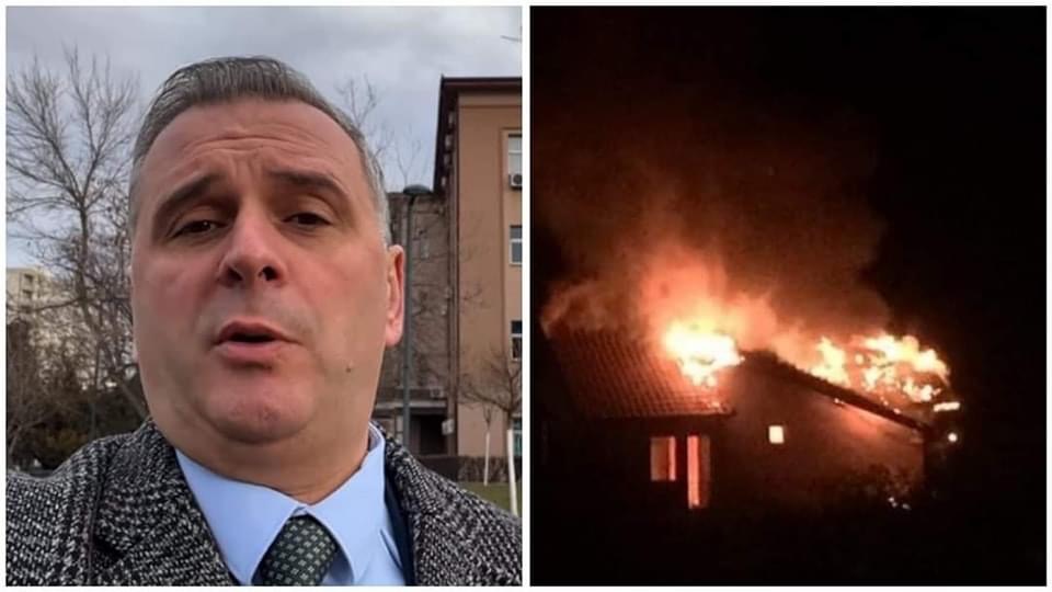 Digjet villa e deputetit të VV-së, flet Bjaqinovci: Jam duke shkuar në vendin e ngjarjes