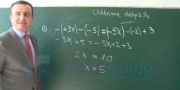 Kurti me bachelor të elektroteknikës, ia huq në matematikë- Gabon në zgjidhjen e një ekuacioni të klasës së 7-të