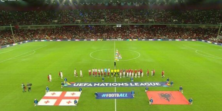 Pa gola e me pak raste, mbyllet pjesa e parë mes Shqipërisë e Gjeorgjisë