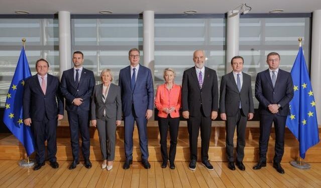 Dreka me von der Leyen dhe gjashtë liderët e rajonit, Zyra e Kryeministrit njofton për kërkesat e Kurtit atje