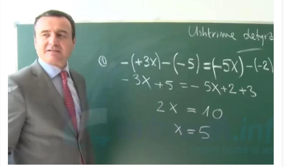Kurti nuk kalon në matematikë, ia huq një detyre të thjeshtë por duartrokitet