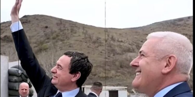 VV publikon video me pamje nga veriu e të Afrim Bunjakut, në sfond fjalimi i Kurtit