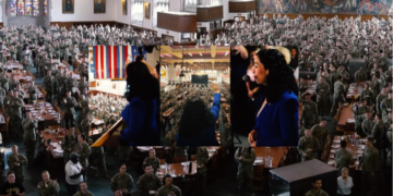 “Kosova, Kosova…” – Momenti kur ushtarët amerikanë brohorasin dhe e mirëpresin presidenten Osmani