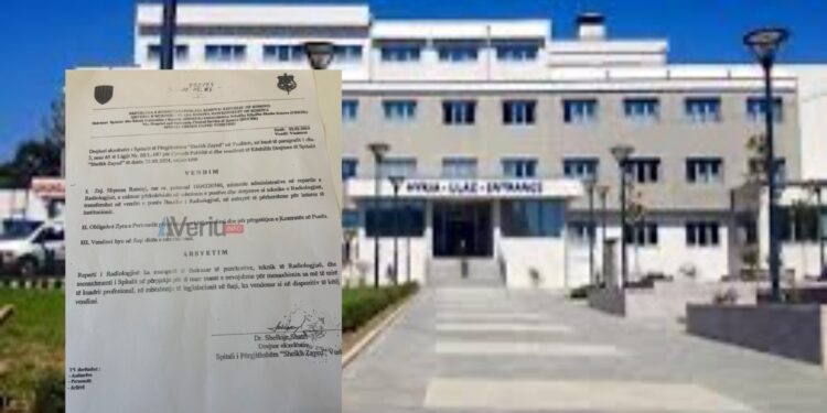 Nga kuzhiniere në asistente administrative, e së fundi caktohet baçelor i Radiologjisë pa konkurs – Ky është rrugëtimi i pazakontë i Shpresa Ramiqit, punonjse e Spitalit të Vushtrrisë (Dokument)