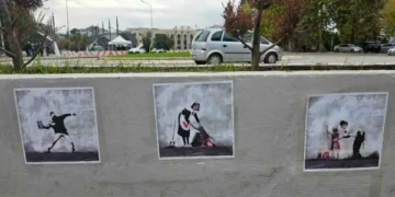 Shpalosen posterë provokues në veri të Mitrovicës