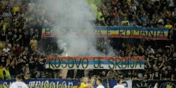UEFA e dënon Rumaninë, ia mbyll një pjesë të tribunës në lojën me Kosovën