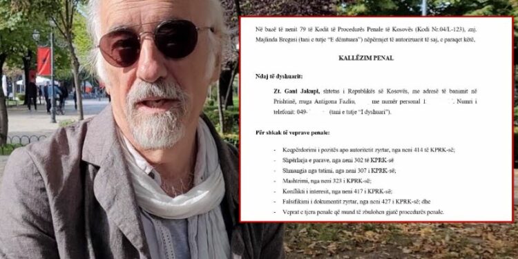 Kallëzimi i plotë Penal kundër Gani Jakupit, si i mori mijëra euro nga MKRS-ja e Hajrullah Çekut duke falsifikuar e mashtruar (DOKUMENT)