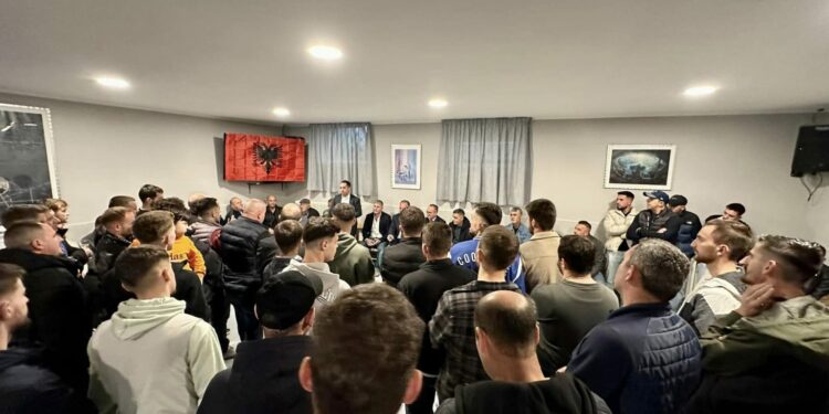Limaj me pritje madhështore nga diaspora në Itali