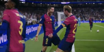 “Çmendet” Lewa, shënon golin e dytë ndaj Real Madridit