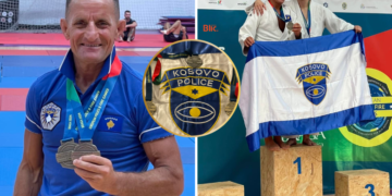 Polic dhe sportist, Anton Cena siguron medalje për Kosovën në garat evropiane të Policisë, Zjarrëfikësve, Korrektuesve dhe Doganierëve